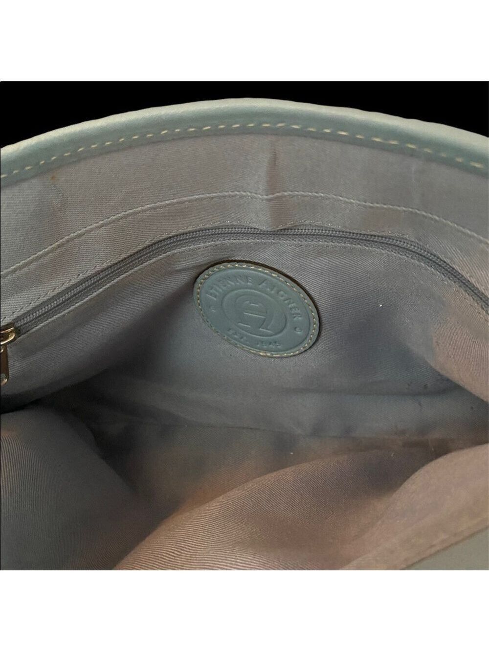 Etiene Aigner blue purse - Picture 5 of 9